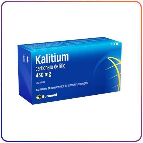 KALITIUM 450 MG X 30 COMP. LIBERACION PROLONGADA (LITIO CARBONATO)